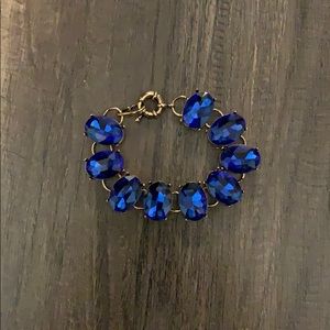 Oval crystal bracelet